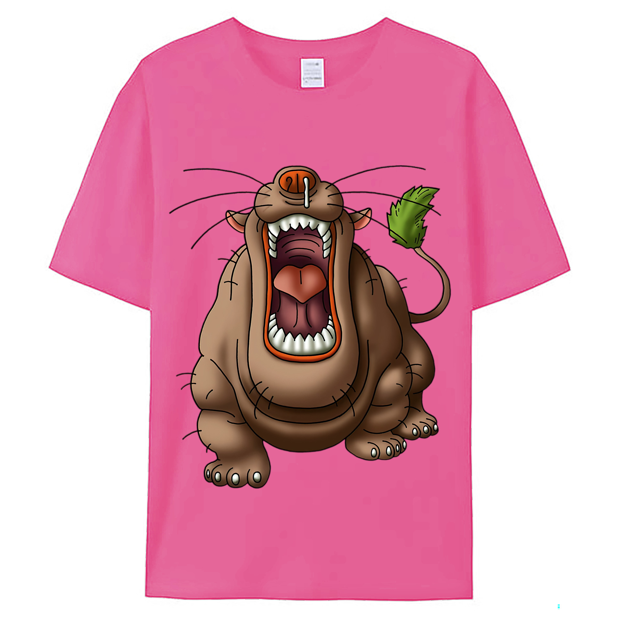 （画像用） ドラゴンクエスト Doragon Kuesuto Dragon Quest レディースカジュアルプリントTシャツ（綿100％）